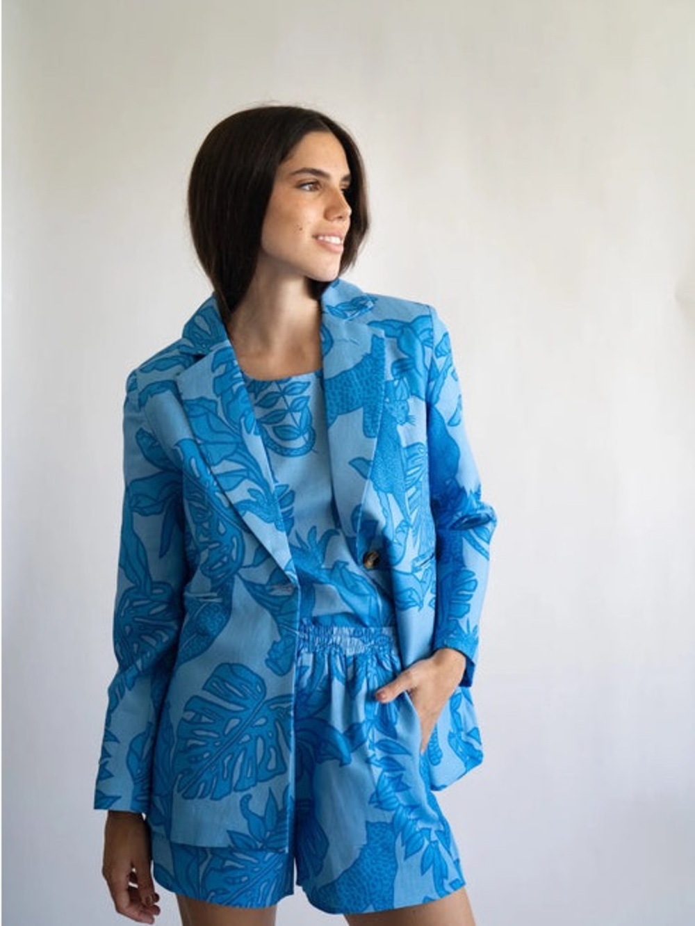 Las Sureñas BLAZER LIFE IN COLORS BLUE Sz M
